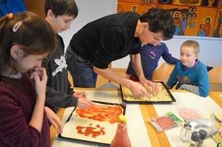 Foto vom Pizzabacken
